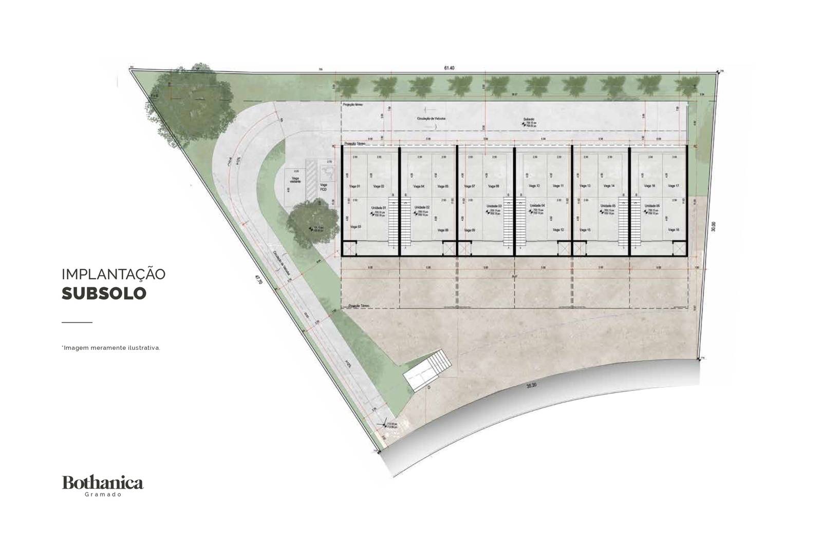 Planta do Bothanica — opção 1